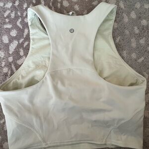 Lululemon high neck tank with built in bra